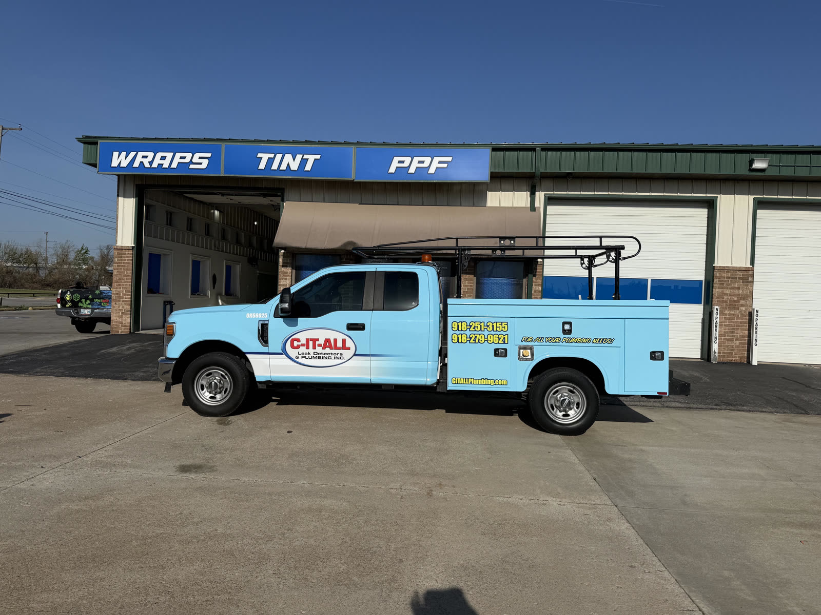 C-IT-ALL Leak Detectors and Plumbing service truck in Tulsa, OK