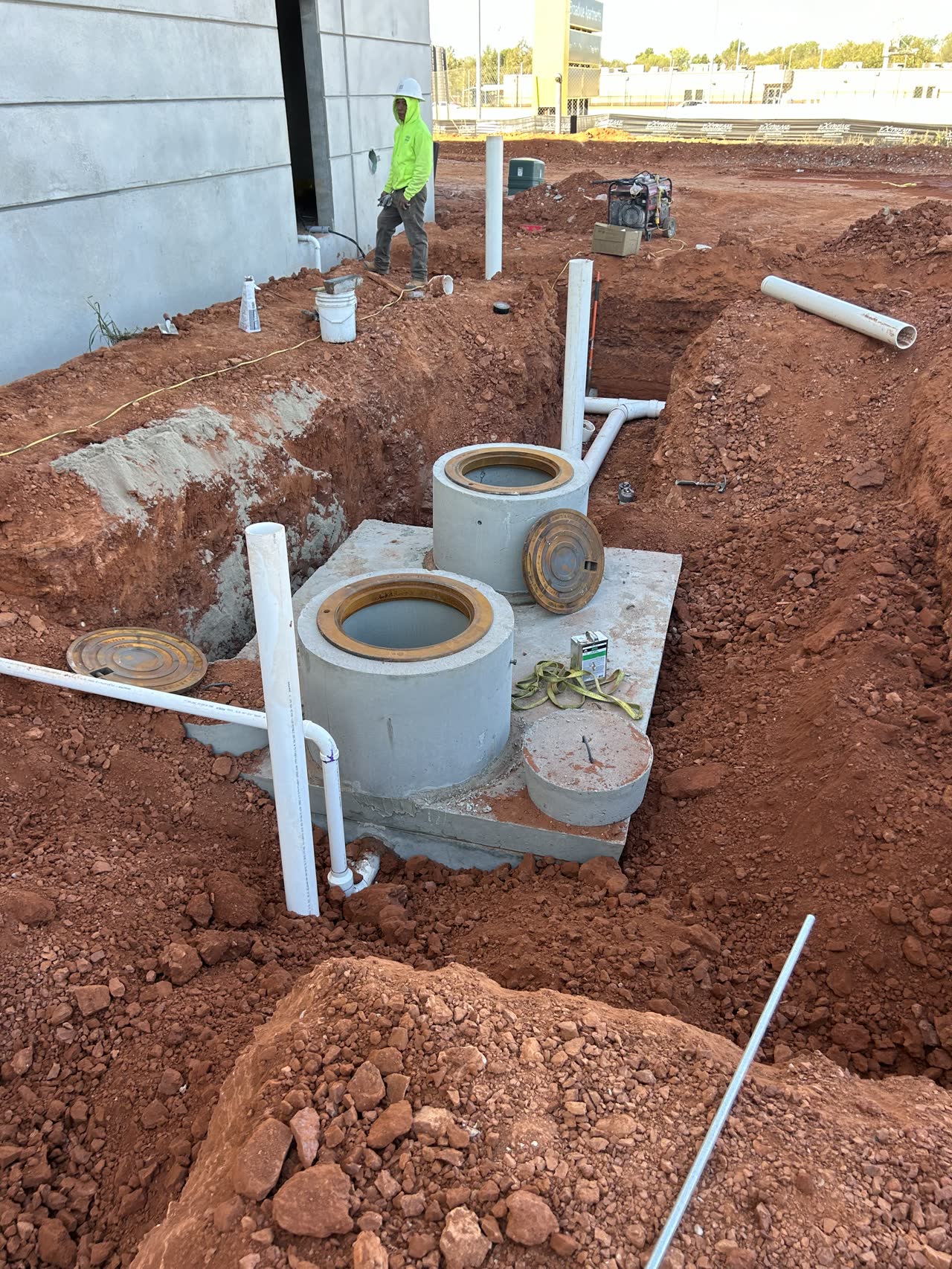 Commercial septic system installation by C-IT-ALL in Tulsa, OK