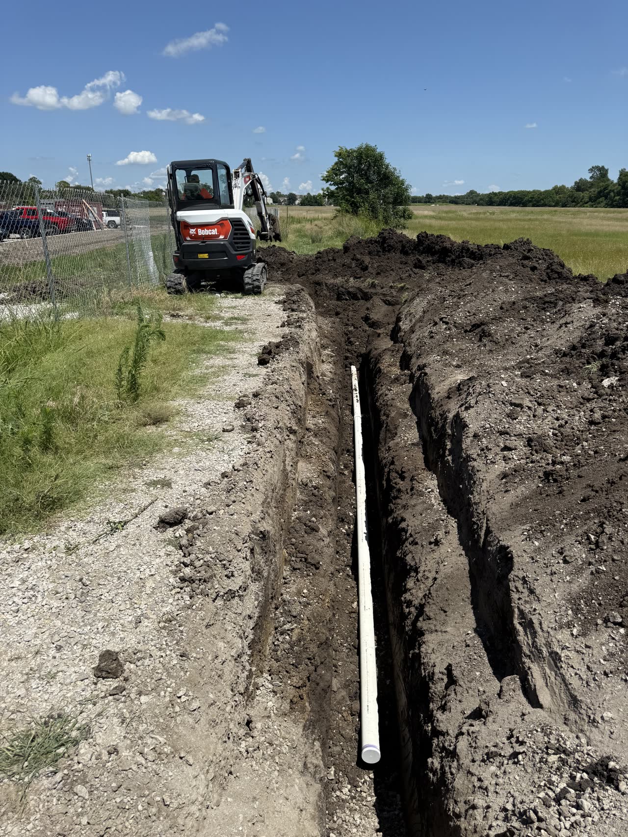 New construction utility line by C-IT-ALL Plumbing in Tulsa, OK