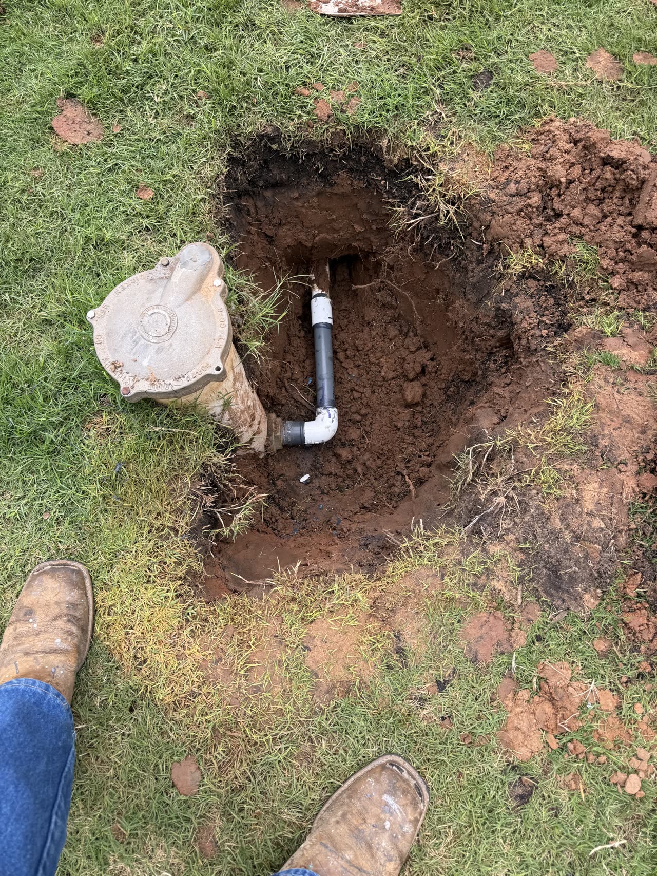 Sewer cleanout repair by C-IT-ALL Plumbing in Tulsa, OK